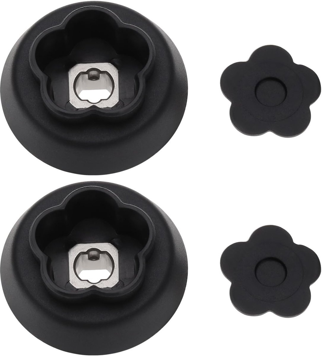 Dailygoods - Innovra - Dailygoods - Dailygoody - Mixer Koppeling - Koppeling As Connector - Zwart - 5 Takken Hoofd - Compatibel met Monsieur Cuisine Connect en Smart - Roestvrij staal en...