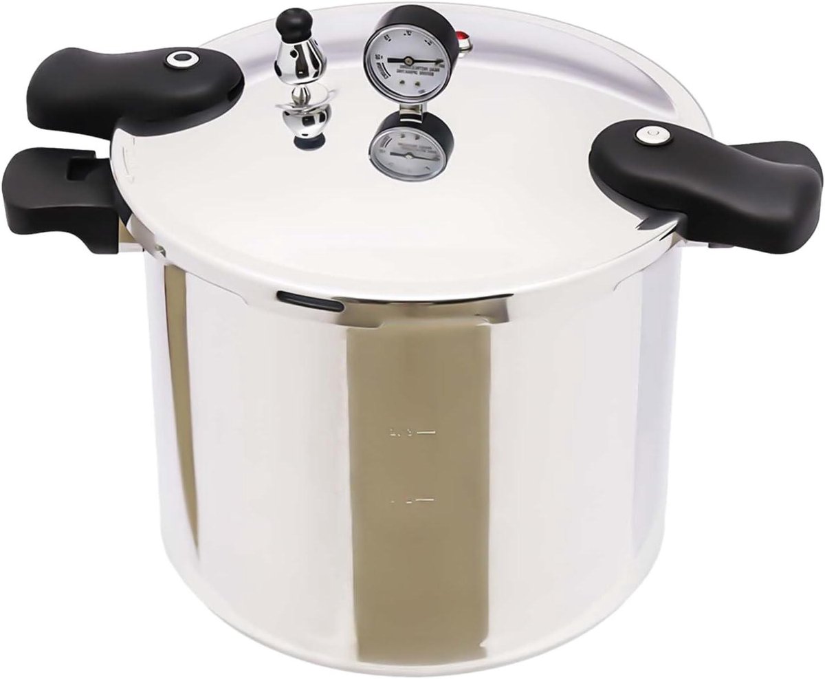 Drukpan Snelkookpan Keukenpan Snel Koken 90 Kpa Hoge Druk 22 Liter Zilver