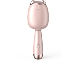 Gloovon® Wafeltang - S-vormige Water Wave Waver - Keramisch met Essentiële Oliën - 4 Temperatuurstanden - Cat-Design - Roze