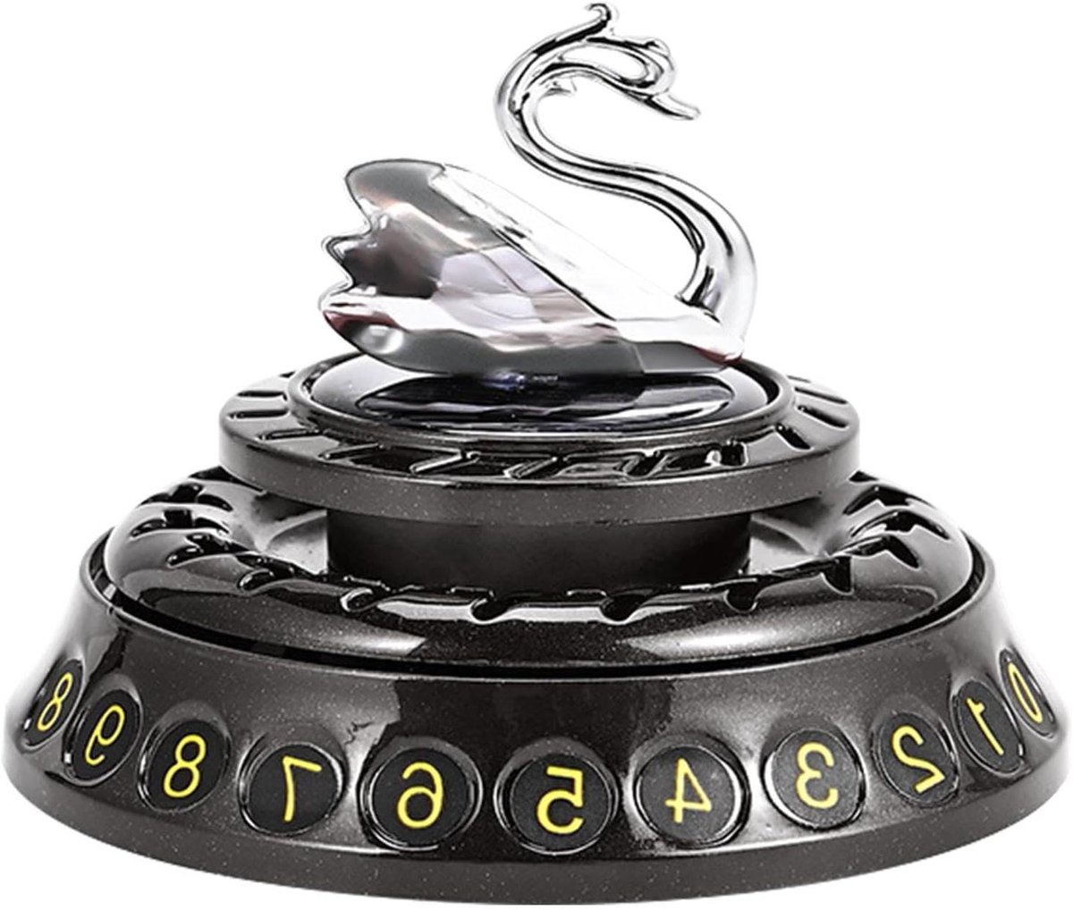 Zwaan Luchtverfrisser - Auto Aromatherapie - Frisse Auto - Op Zonne-energie - 8 x 6 cm - Wit