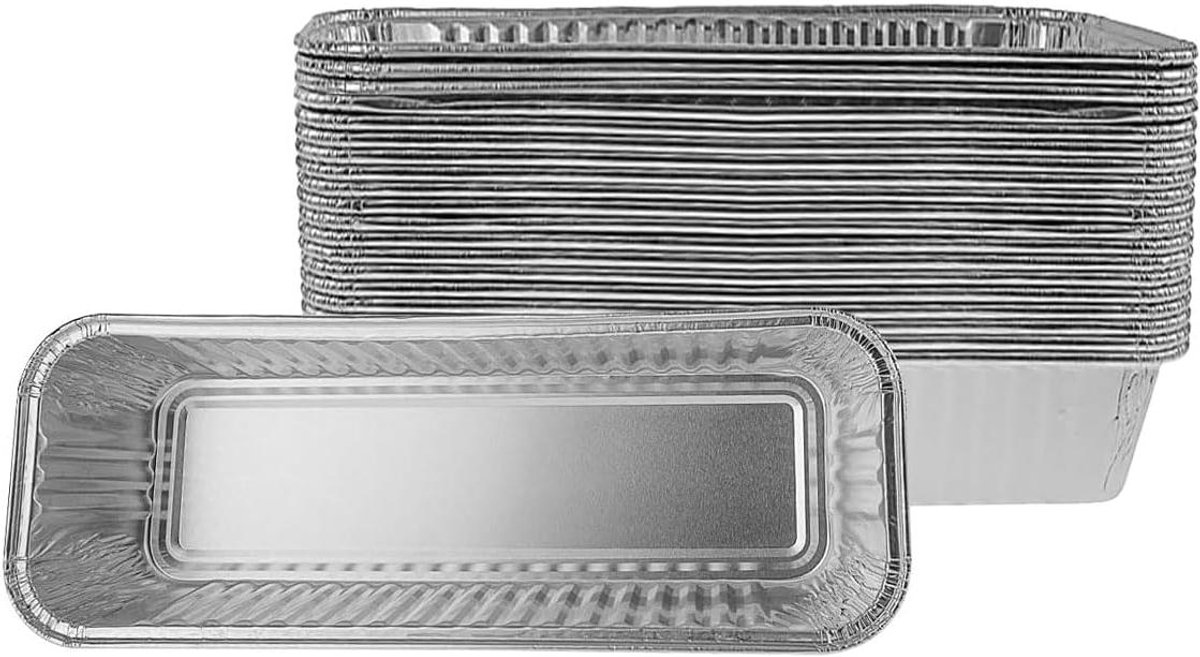 Grill Bakplaten - Aluminium Folie - Barbecue Gemak - Heavy-Duty Ontwerp - 20 Stuks - Zilver