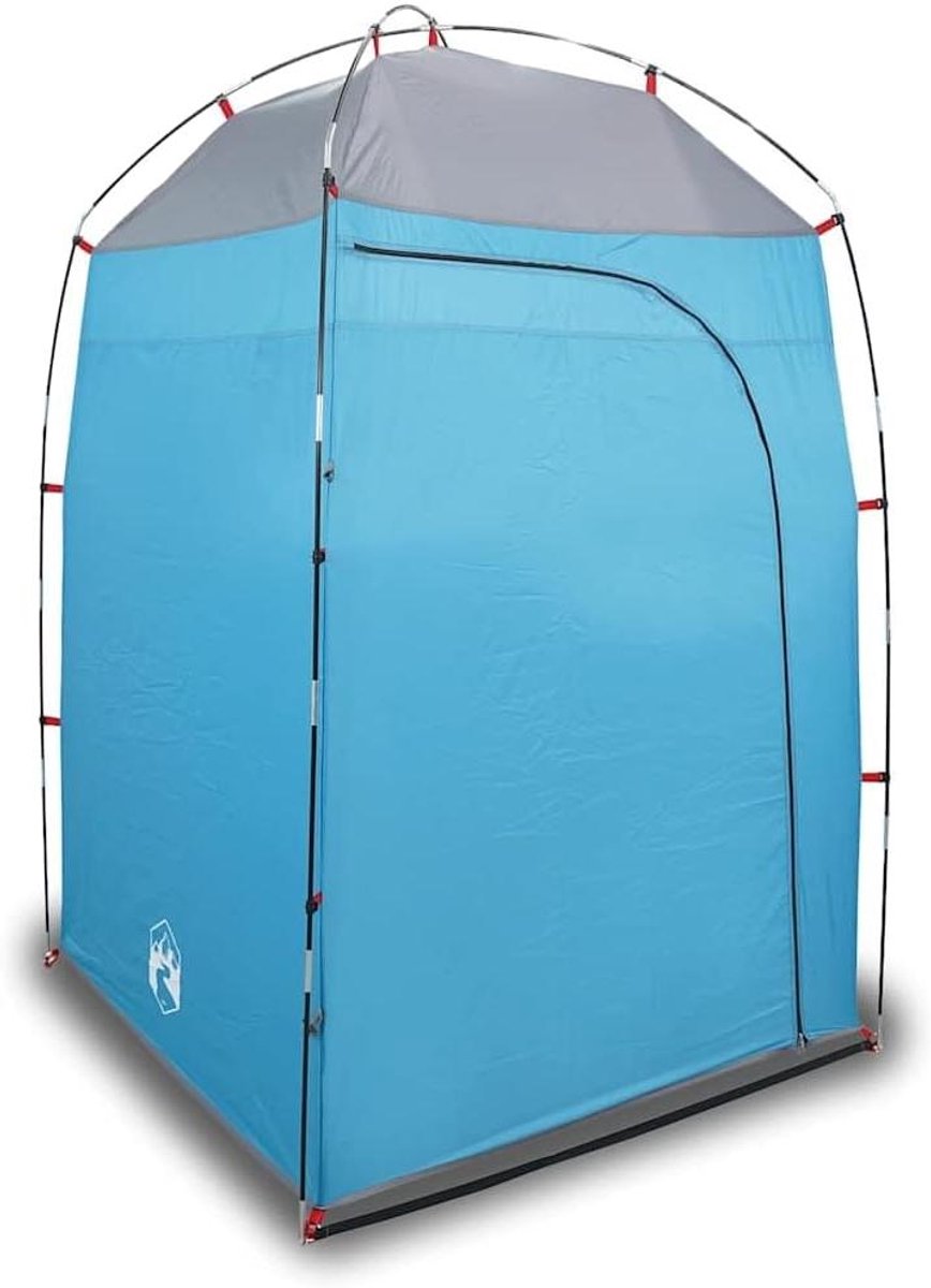 Campingtent Douche Toilet - Mobiele Kleedkamer - Privé Omkleden - Waterdicht Polyester - 140 x 213 cm - Blauw