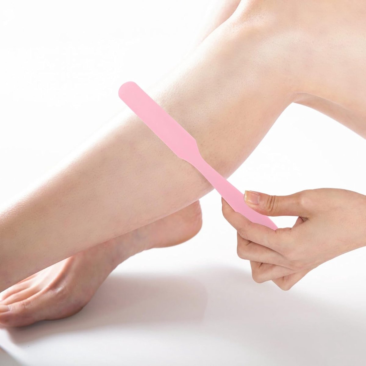 Wax Applicator - Hars Spatel - Ontharen Huid - Herbruikbaar Siliconen - 24 cm Lang - Roze