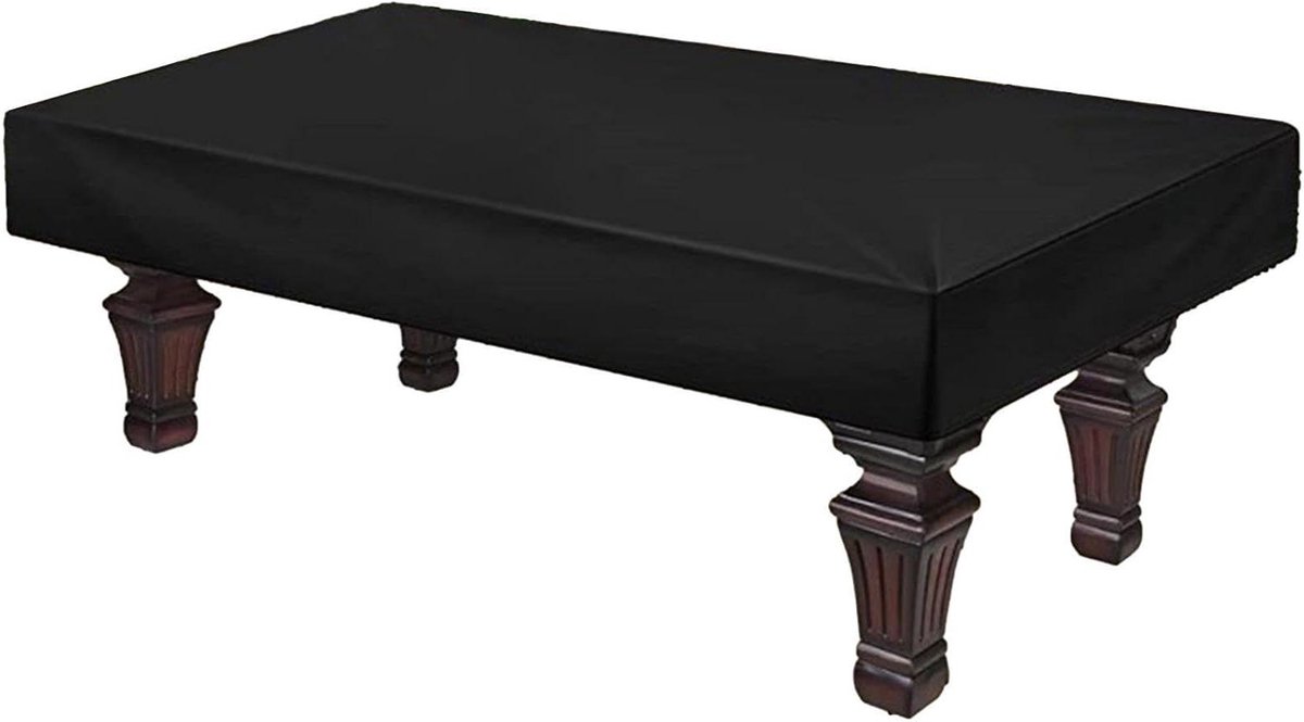 Biljarttafelhoezen, biljarttafelhoes, airhockey-tafelkleed, 210D Oxford-stof, uv-bescherming, stofdicht, scheurvast, duurzaam, waterstotend, biljarttafelhoes, harde bovenkant