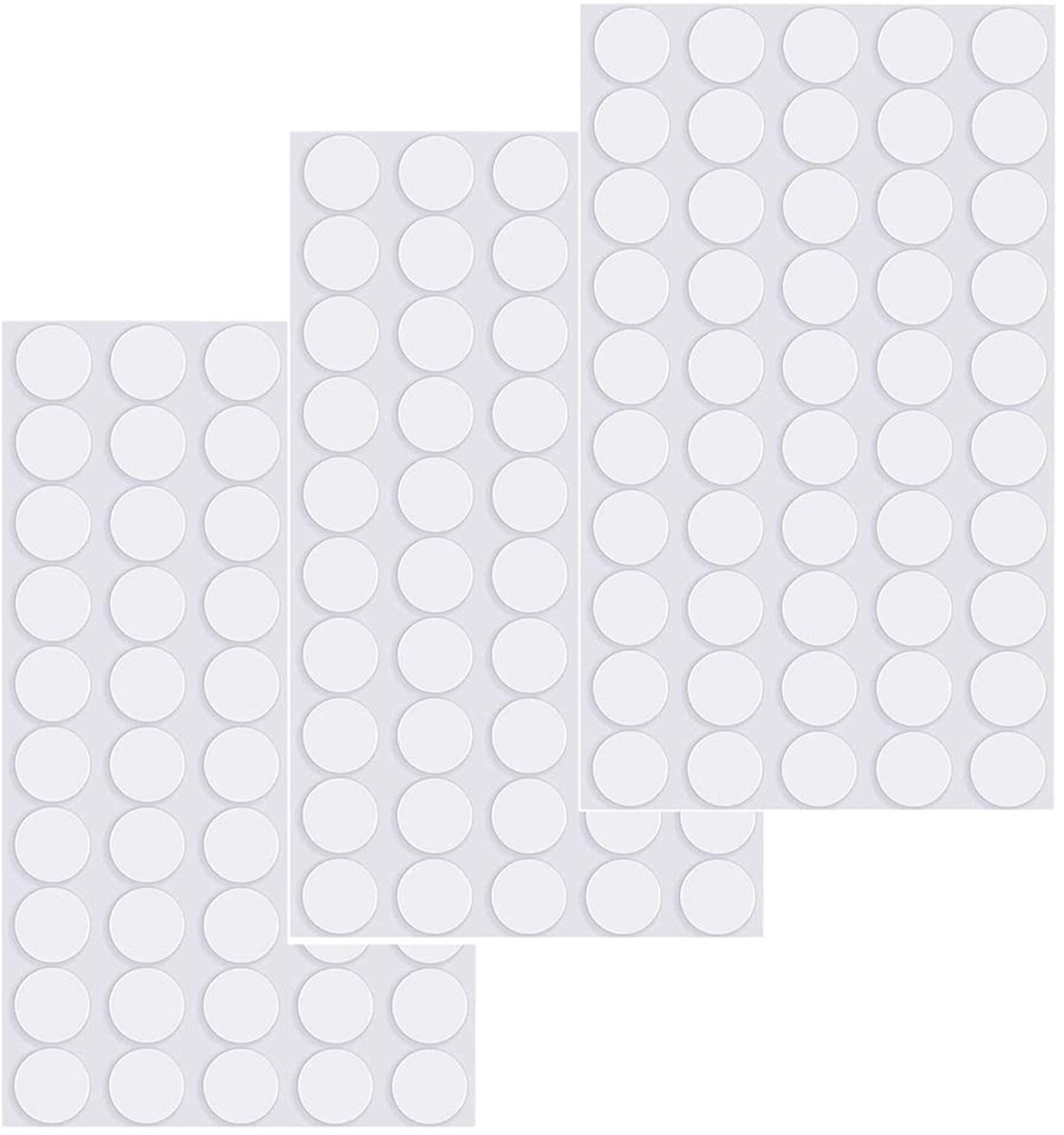 Dailygoods - Cosensi - Dailygoods - Dailygoody - Transparante Stopverf - Dubbelzijdige Zelfklevende Tape - 150 Stuks - 20 mm - Multifunctionele Tapemat - Geschikt voor Hout Glas Metaal P