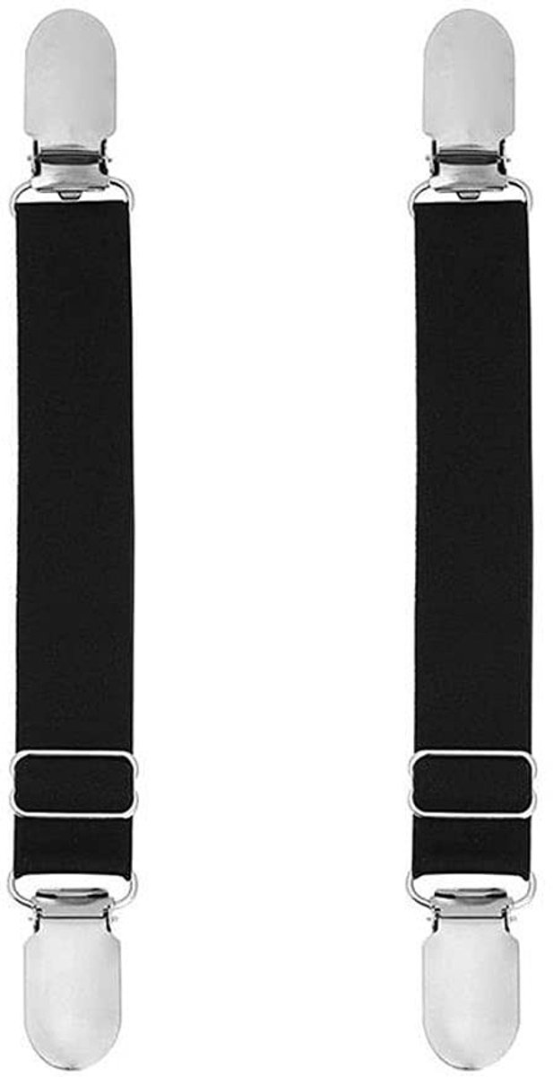 Dailygoods - Cosensi - Dailygoods - Multifunctionele Jarretelgordel - Verstelbaar en Elastisch - Zwart of Wit - Kousenhouder - Ideaal voor Feestjes - 1 Paar
