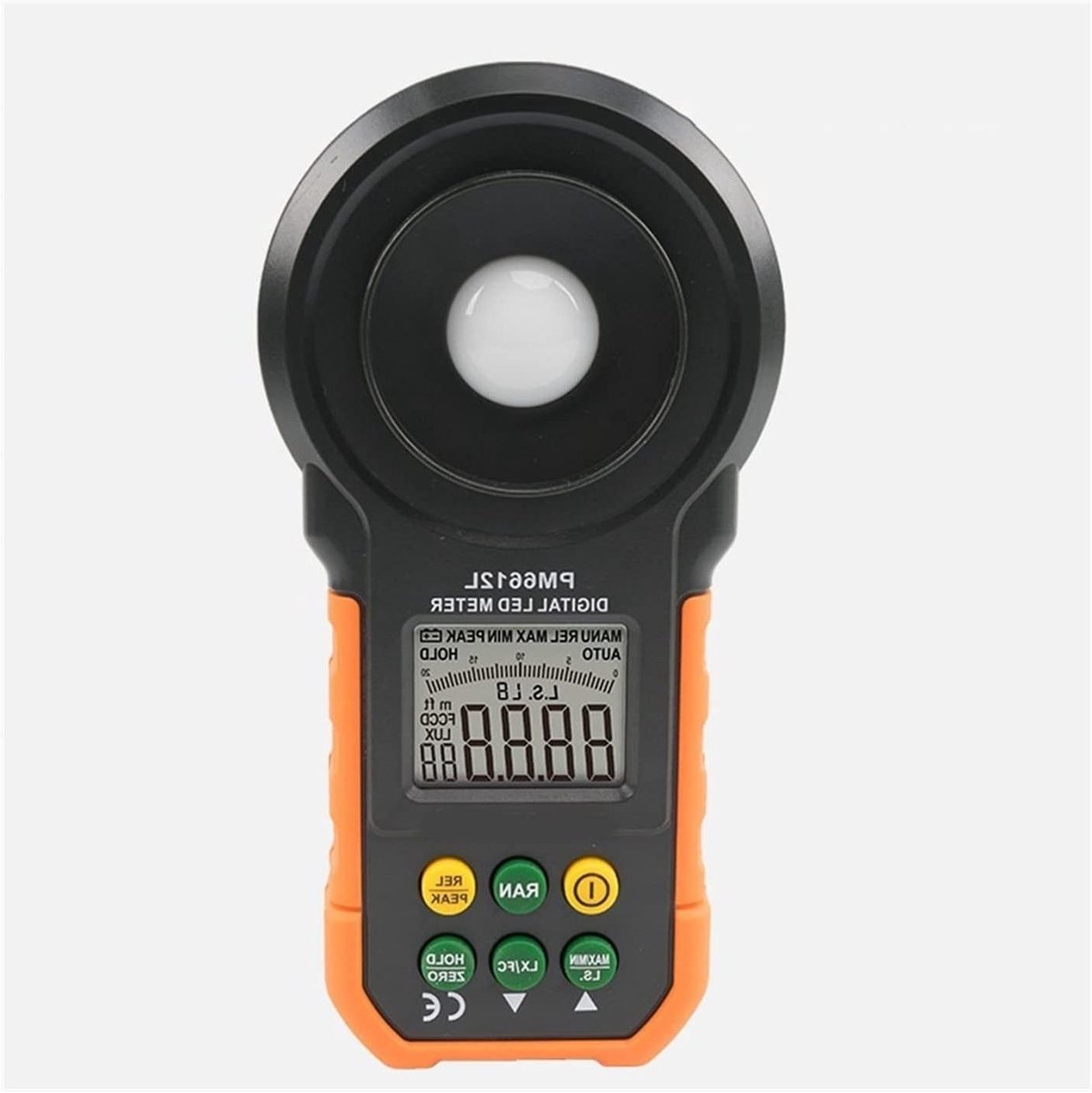 Lichtmeter - Luxmeter - Lichtmetingen Verrichten - Digitale Weergave - 20-200000 Lux - Grijs