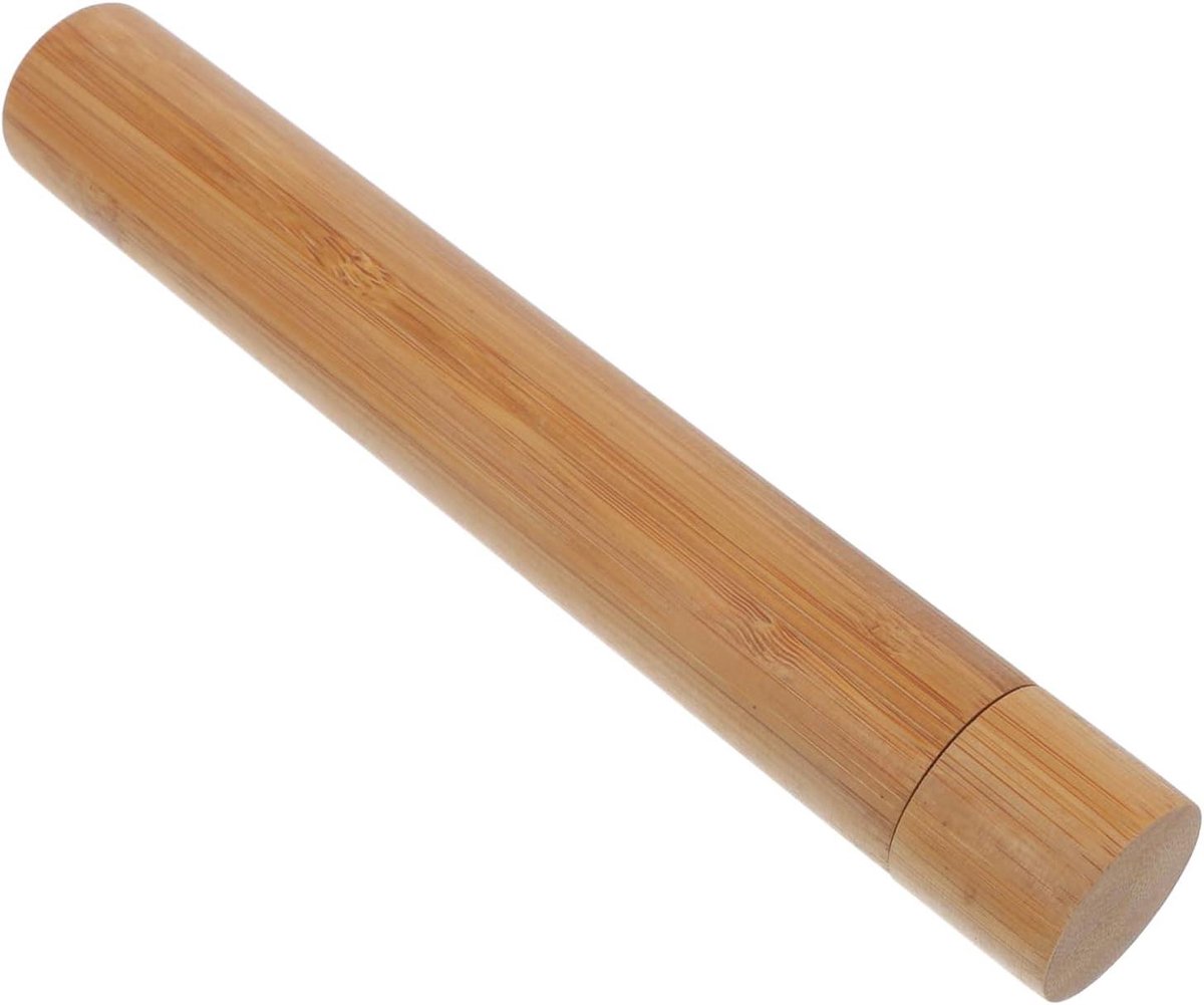 Papieren Verzendbuis - Opslagkoker Documenten - Kunst Beschermen - Stevig Bamboe Materiaal - 21 cm Lengte - Lichtbruin
