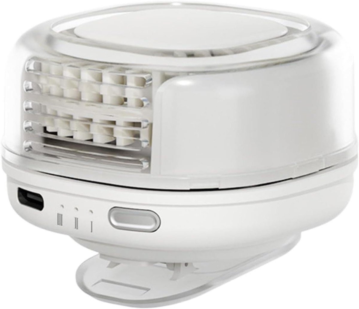 Draagbare Ventilator - Bladloze Koeler - Persoonlijke Verfrissing - Ultra Stil Ontwerp - 6x7x6 cm - Wit