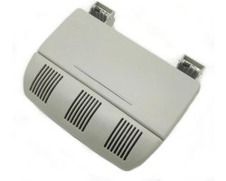 Zonnebrilhouder Auto - Brilhouder Container - Opbergen Auto - Eenvoudige Montage - 1x1x1 cm - Grijs