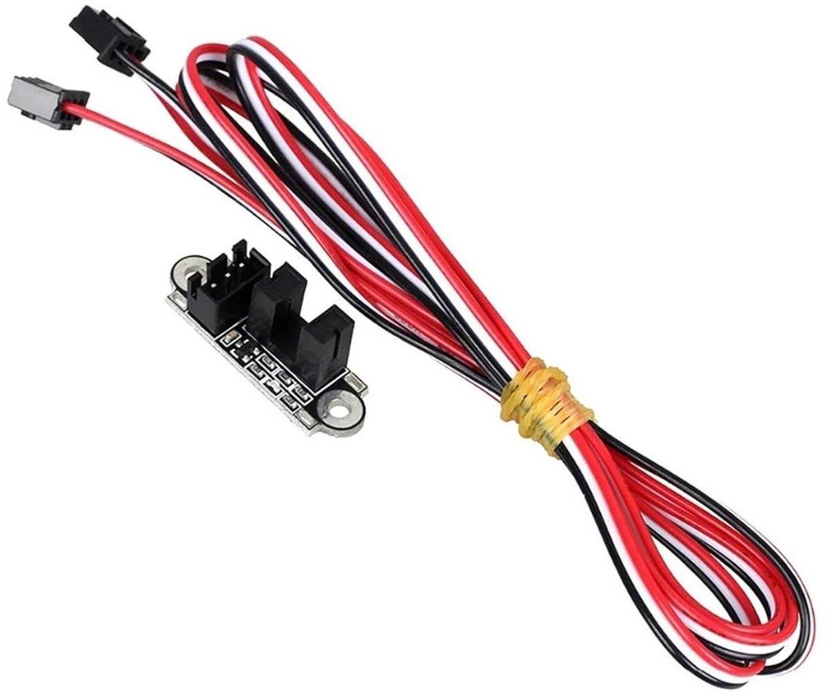 Optische Eindstop - Schakelaar Sensor - 3D Printen - Lange Levensduur - 1M Kabel - Zwart