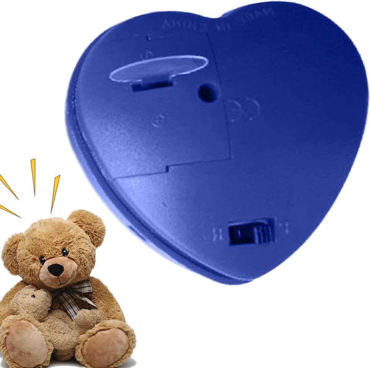 Mini Geluidsrecorder - Spraakmodule - Knuffels Personaliseren - 60 Seconden Opname - 5 cm - Niet gespecificeerd