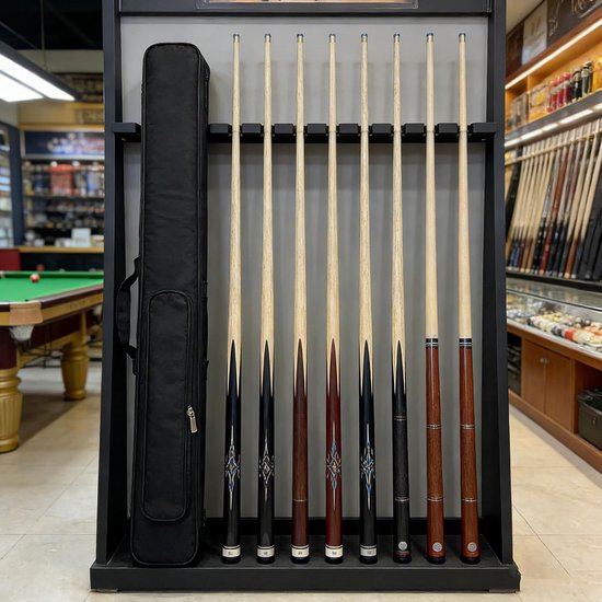 Keutas - Biljartstok Houder - Biljart Spelen - Schokbestendige Vulling - 85 cm - Zwart — afbeelding 4