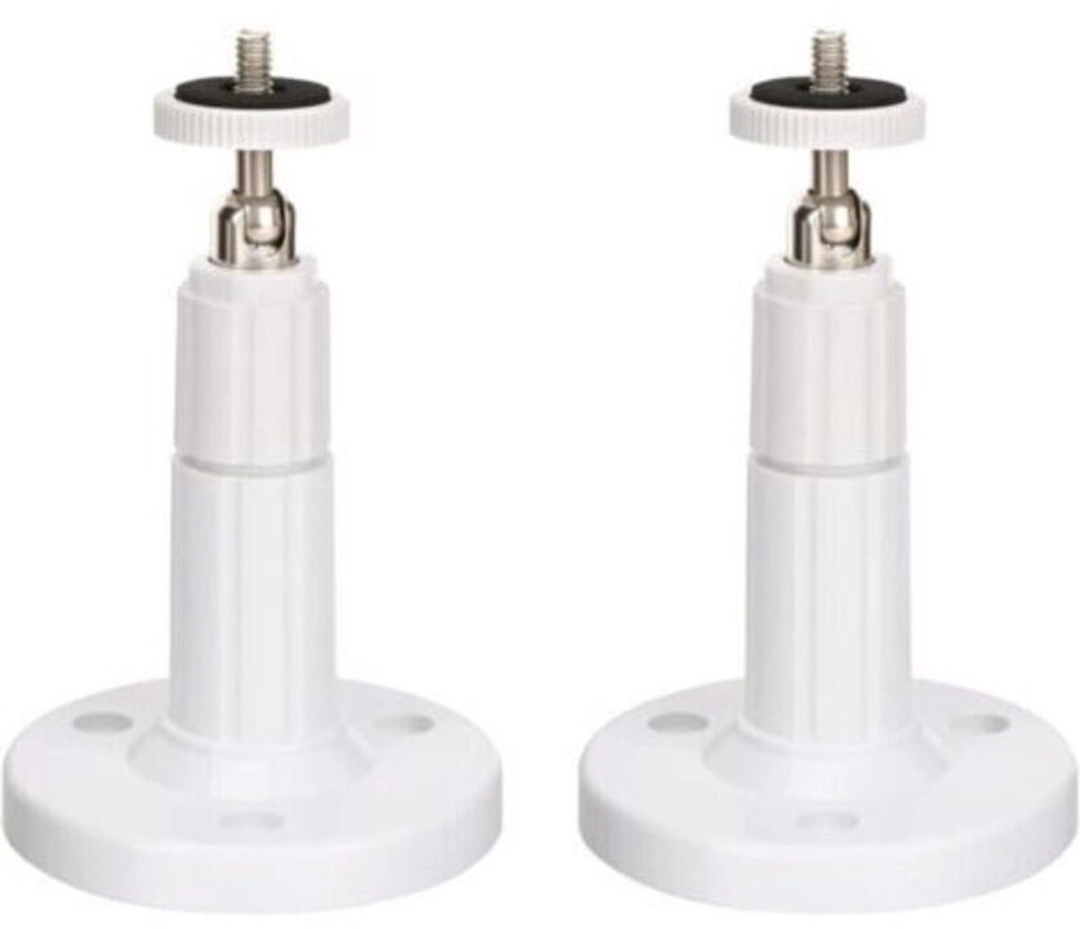(2-pack) Muurbeugel beveiligingscamera's (binnen/buiten), verstelbare plafondbeugel, geschikt voor Arlo, Arlo Pro en andere toepasselijke modellen (wit)