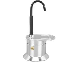 Koffiezetapparaat - Moka Pot - Thuis Koffie Zetten - Aluminiumlegering - 1 Kops - Zilver