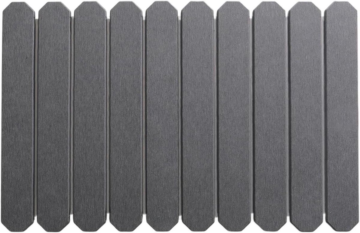 Stenen Droogmat - Keukenmat Absorberend - Servies Drogen - Snel Absorberend - 60 x 39 cm - Grijs