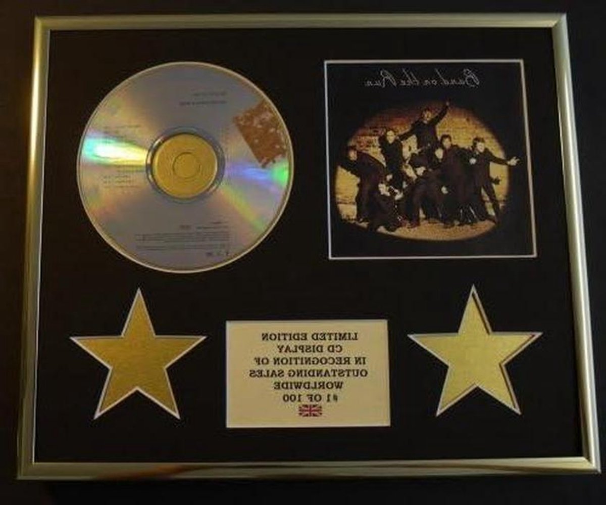 Muziek Display - Album Decoratie - Muur Decoratie - Certificaat Inclusief - 34 x 27 cm - Zwart