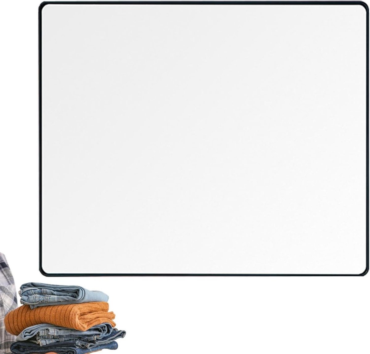 Wasmand Wandmontage - Opvouwbare Organizer - Ruimte Besparen - Boren Vrij - 37 x 31 cm - Blauw