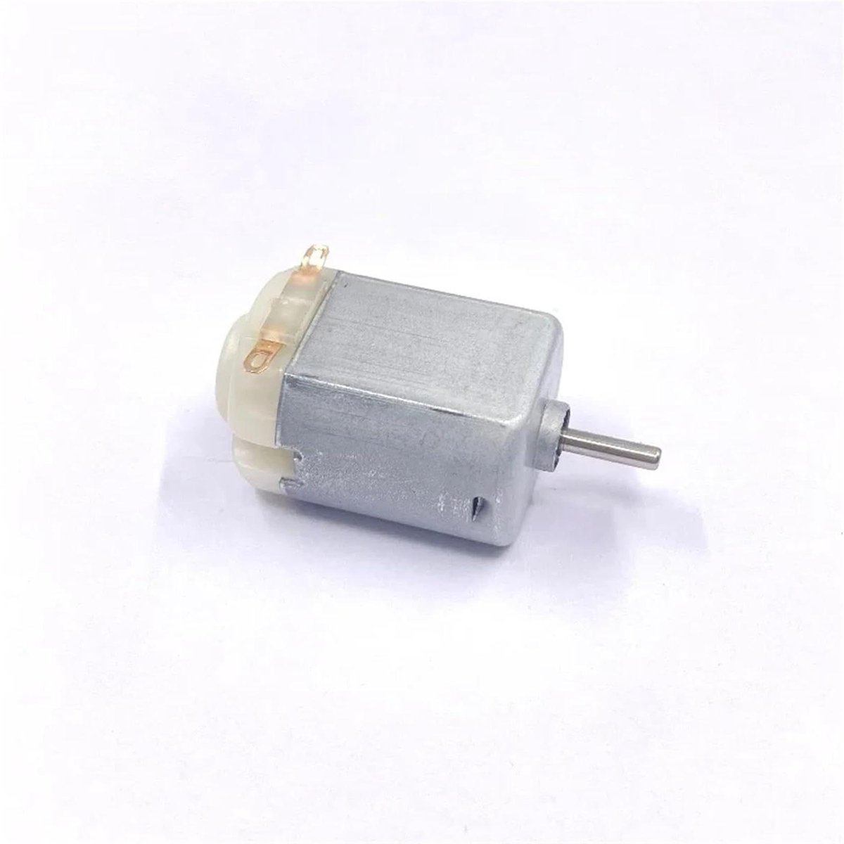 Elektromotor DC - Kleine motor - Modelbouw Projecten - Hoge Snelheid 20000RPM - 3V 20x15x25mm - Zilverkleurig