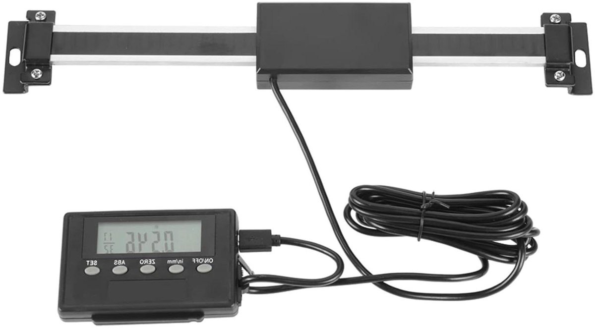 Digitale Aflezing Set - Lineaire Schaal - Precisie Meten - Afstandsbediening LCD - 150mm Bereik - Zwart