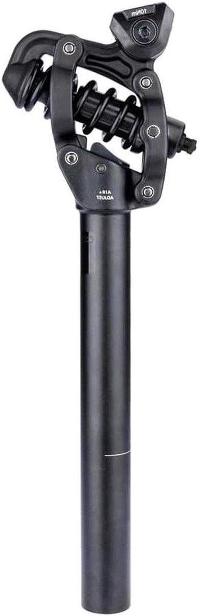Zadelpen - Fietszadel Ondersteuning - Comfortabel Fietsen - Verstelbare Hoogte - 49 cm Lengte - Zwart