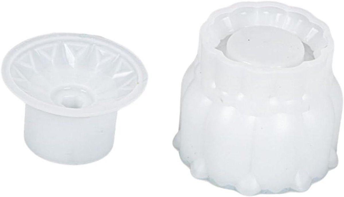 Hars Gietvorm - Mallen Set - Decoratie Maken - Flexibel Siliconen - 10x10x8cm - Grijs