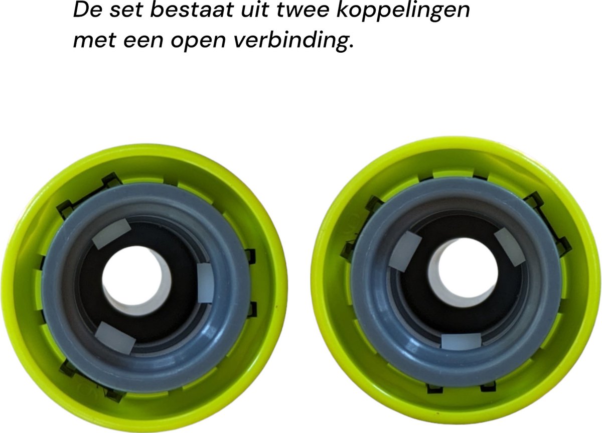 Rehau - Slangstuk - Slang 19mm ( 3/4" ) - Tuinslang koppelingen - Ook voor gardena slangkoppelingen – foto 4