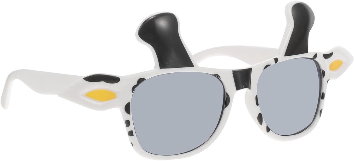 Grappige Koe Kostuum Accessoires met Unieke Zonnebril voor Cosplay en Feestjes