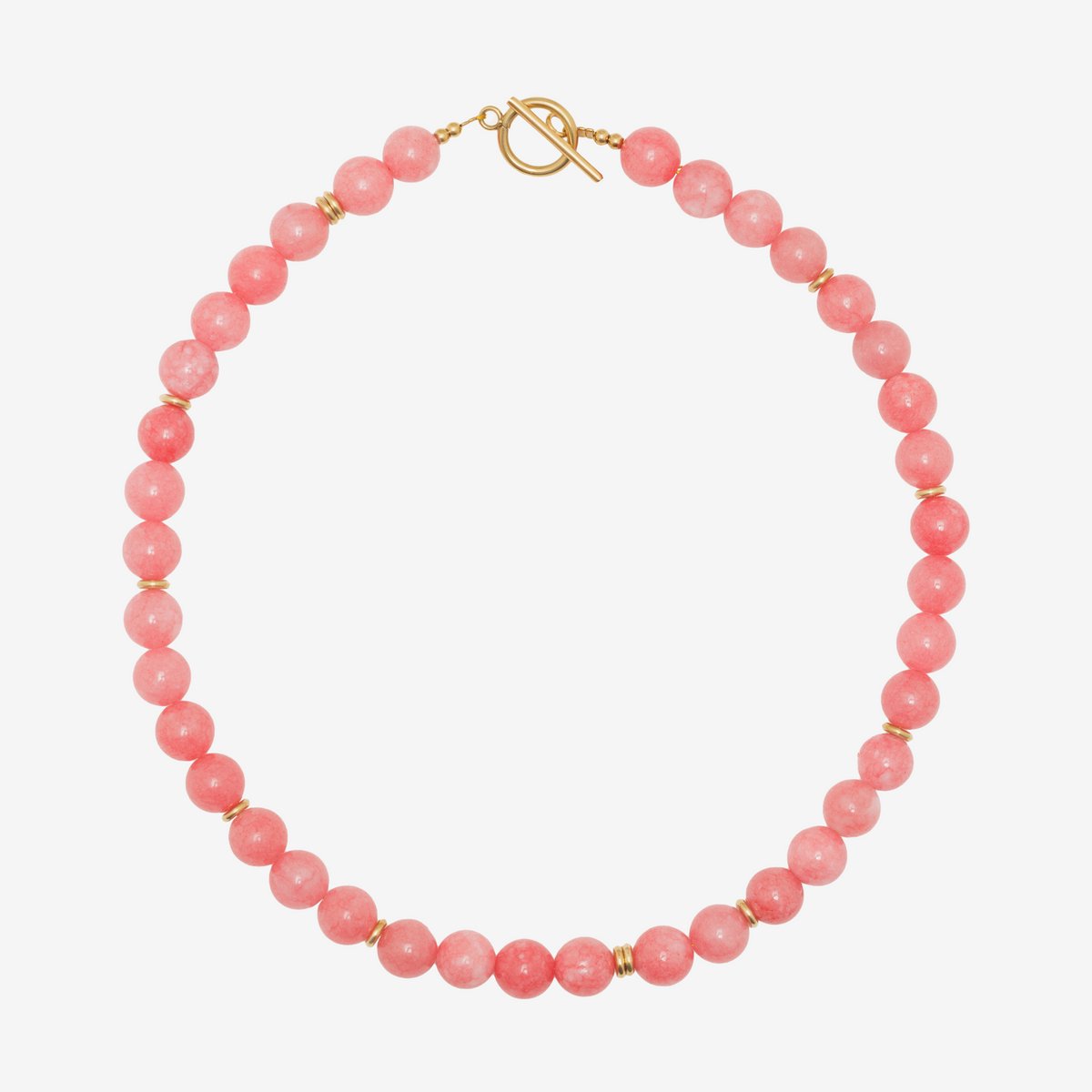 Essenza Natural Stones Necklace Red
