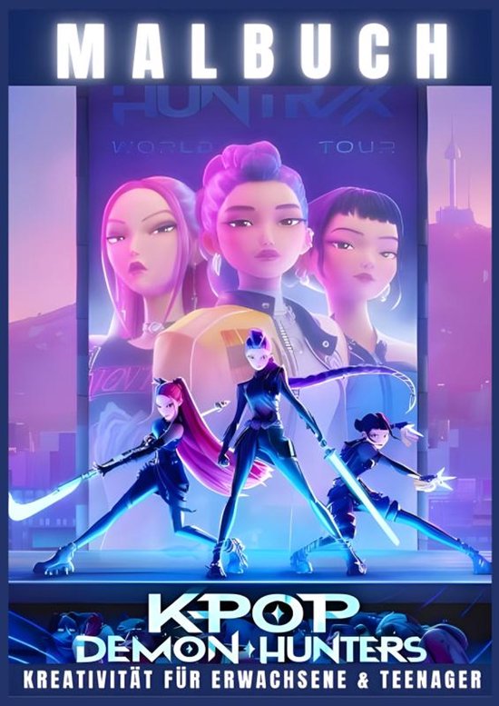 Kpop Demon Hunters Malbuch - cover