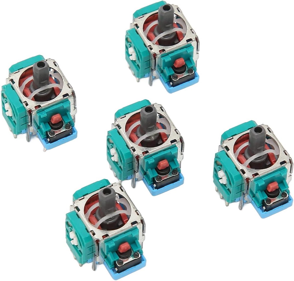 Vervangende Joystick 3D-Module - Duimstokken voor Nauwkeurige Gamepad Controle en Verbeterde Speelervaring, 5 Stuks