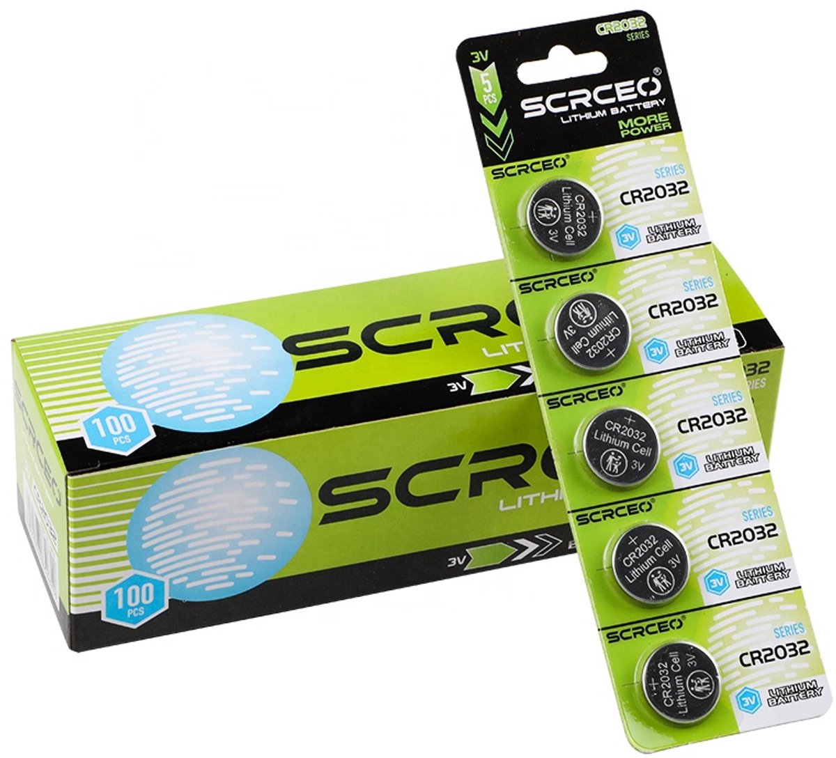 scrceo cr2032 lithium battery 3v lithium coin cell