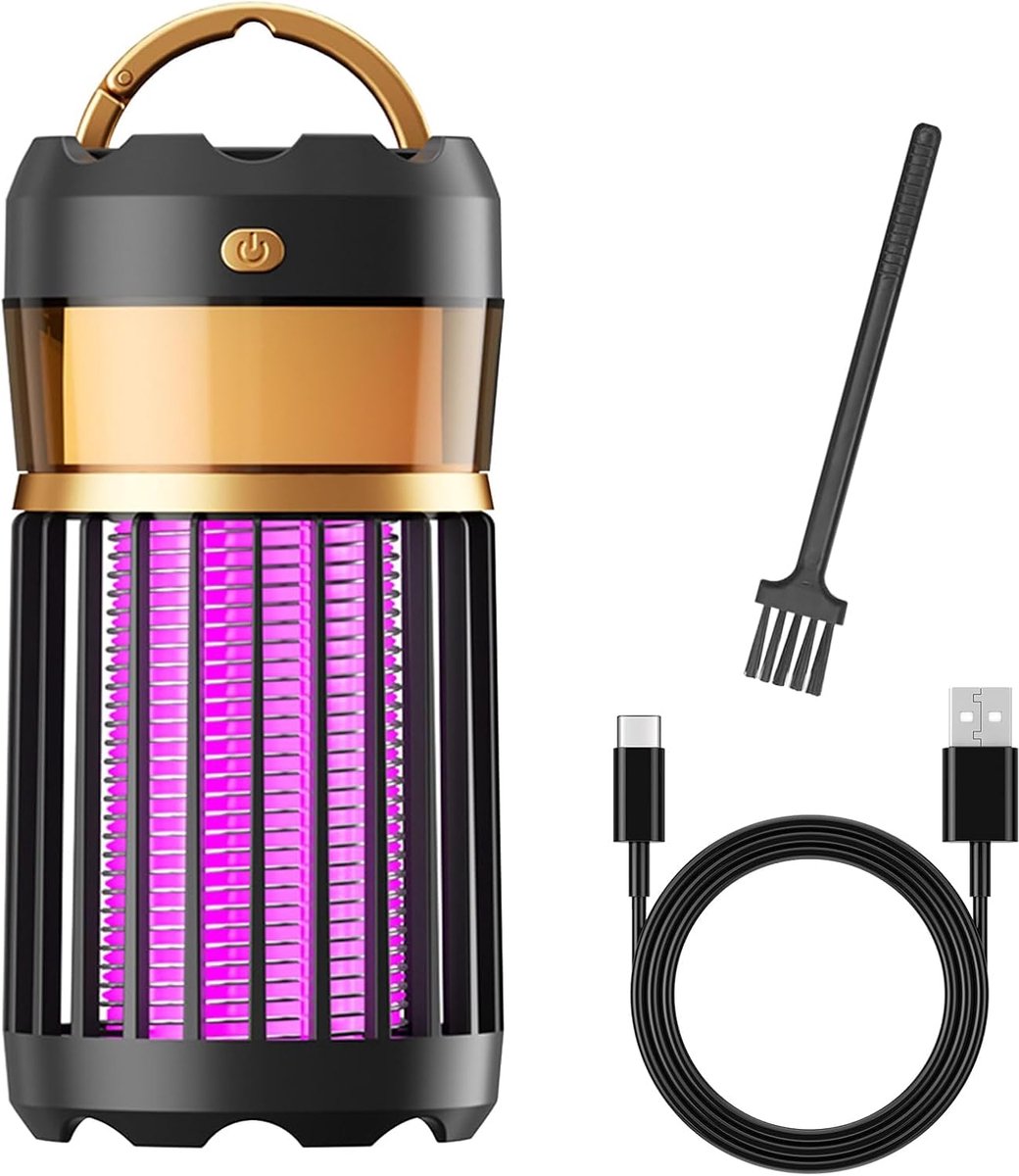 carmdering - Anti Muggenlamp - Elektrische Muggenvanger - Insectenlamp - Muggenstekker - Vliegenvanger Elektrisch - Vliegenlamp voor Binnen & Buiten