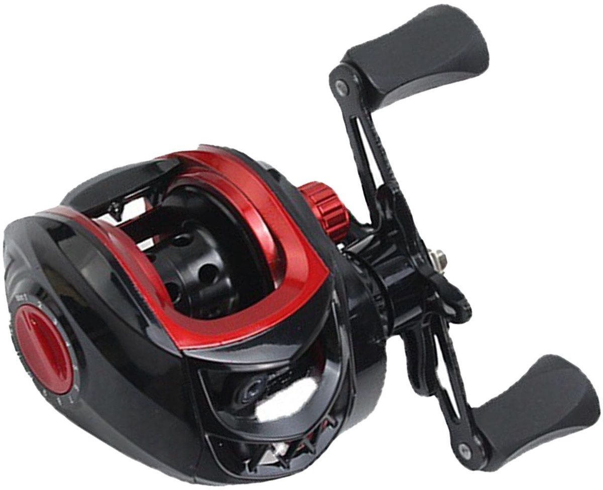 NTHProducts - Baitcasting Reel - Lichtgewicht - Soepele werking - Voor zoutwater en zoetwater - Lange werpspoel - Duurzaam en betrouwbaar - Geschikt vo..