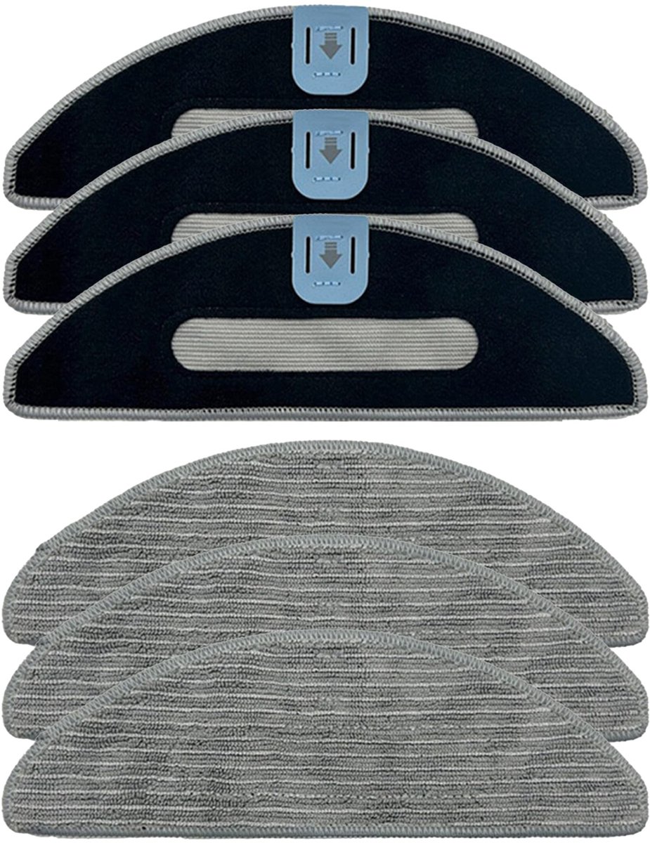 Pack van 6 Microvezel Dweilpads voor iRobot Roomba Combo i5, i5+, J5, J5+ - Herbruikbare Accessoires