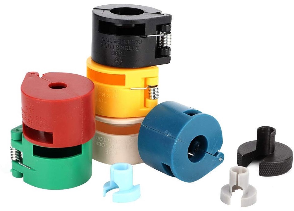 Allecto - Airconditioning Reparatie Tool Set - 9 Stks Airconditioning Valve Kit - Hoogwaardige Kwaliteit - Handig voor Auto - Professionele Tools -...