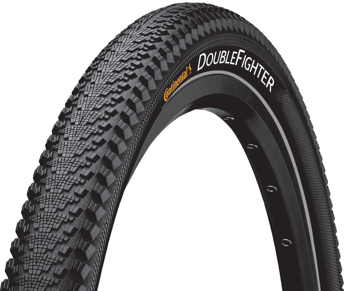 Continental Double Fighter III band Sport 24" draadband Reflex zwart Bandenmaat 47-507 | 24 x 1,75