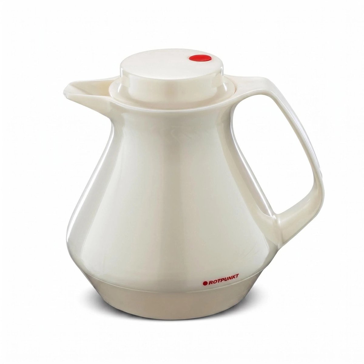 ROTPUNKT 350 Thermosfles 1L - BPA-vrij, 24u Warm, 2 Functies - Wit