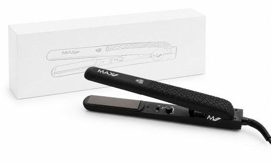 Max Pro Gloss Stijltang - Zwart