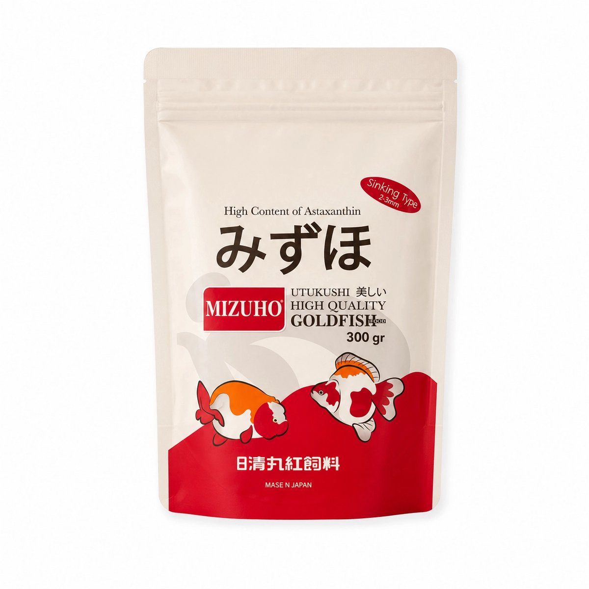 Mizuho goudvisvoer 300 gr. Drijvend - Vissenvoer-Vissenvoer aquarium-Visvoer voor goudvis en andere aquariumvissen - Korrels - 300 gram