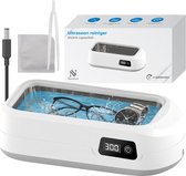 Nuvance Ultrasoon Reiniger - Brillenbad - 640ml - Ultrasone Reiniger voor Brillen & Sieraden - Kunstgebitreiniger