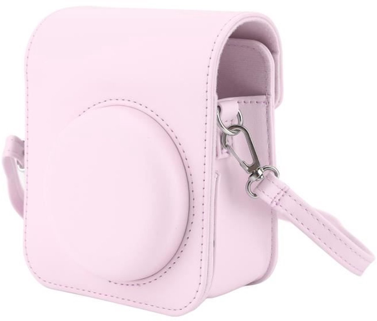 Cameratas, beschermhoes voor de camera, cameratas van PU-leer, roze