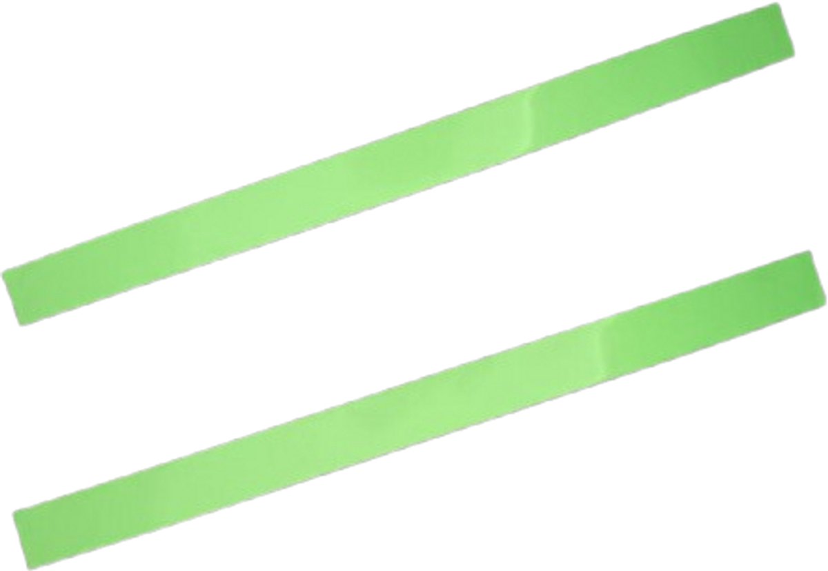 Happy Rhino - Fluorescerende Plakstrip - Overige accessoires - Groen - 4kg - 22 x 1.5 x 0.04 cm