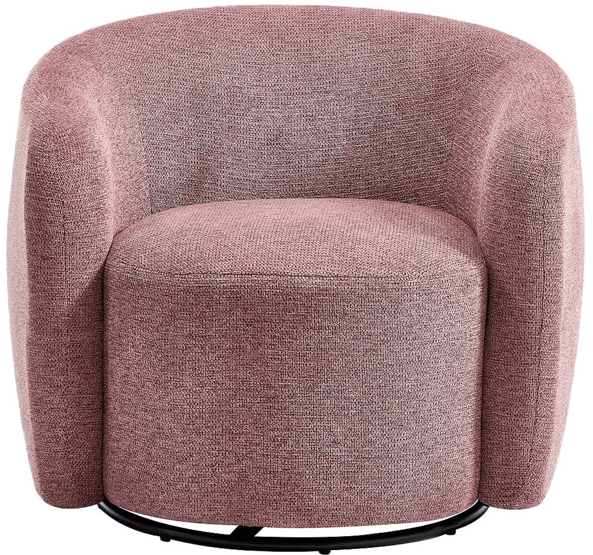 Vente-unique Rode gestructureerde stoffen fauteuil VEREIDE