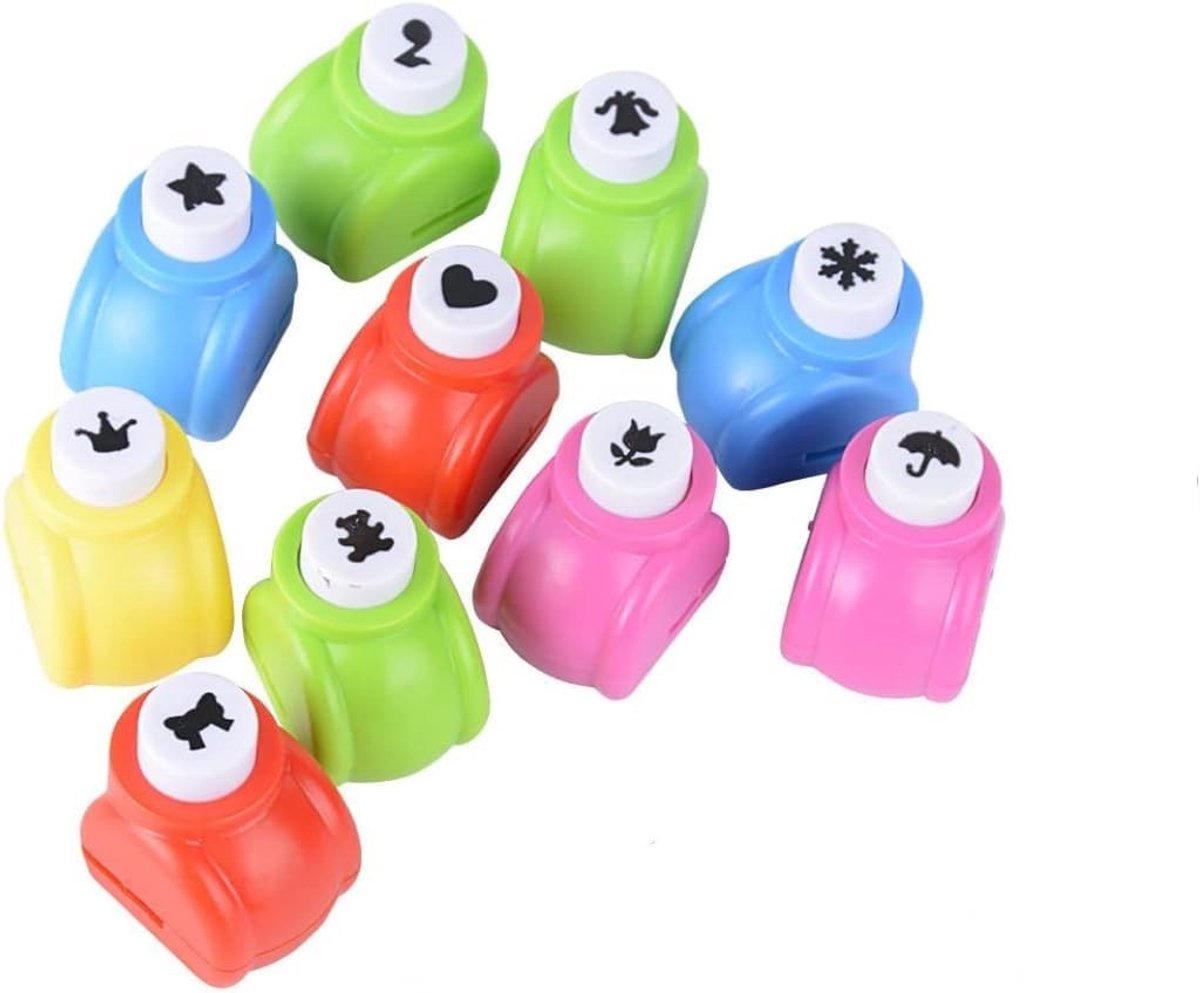 Set van 10 Papieren Perforators met Diverse Patronen voor Scrapbooking, DIY Projecten en Kaarten maken