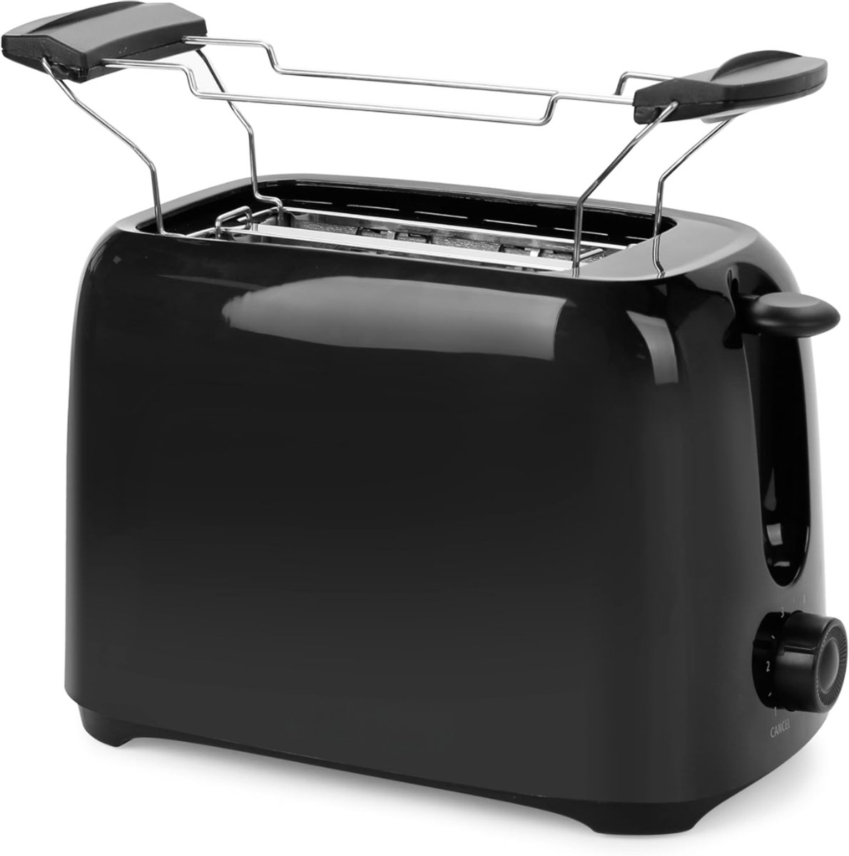 RUX® Tosti apparaat broodrooster - Tosti apparaat - Tosti broodrooster - Zwart - 14cm x 25cm x 16cm