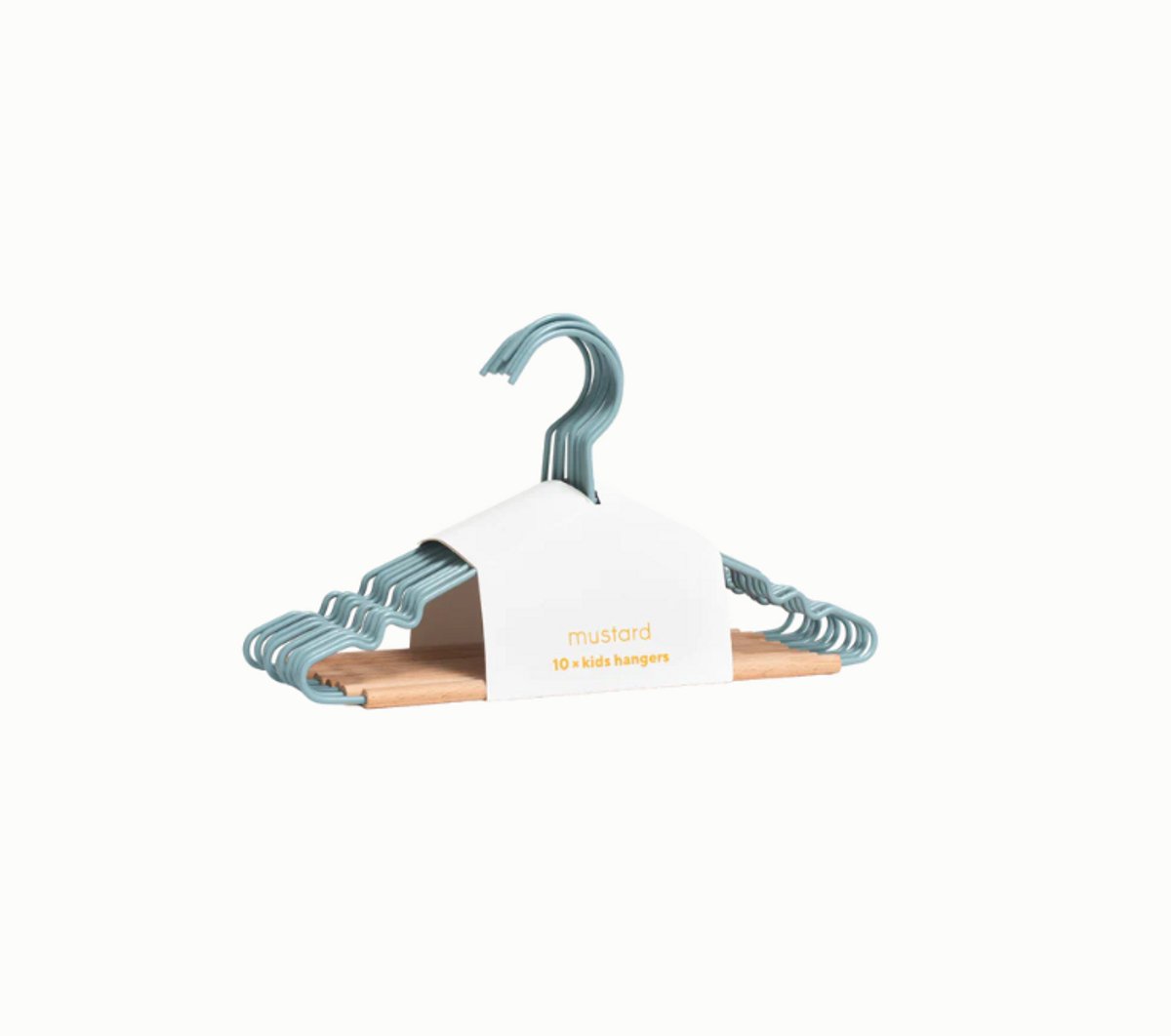 Mustard - Kids top hangers - Kapstokken voor kinderen - Set van 10 - Ocean