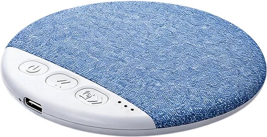 Draadloze Bluetooth Onder-Kussen Speaker met White Noise, Slaaphulp, Timer 30/60/90 min, Blauw