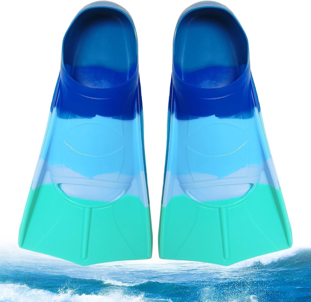 Korte Zwemvinnen van 100% Silicone voor Kinderen, Ideaal voor Snorkelen en Training, Maat S, Geschikt voor Jongens en Meisjes