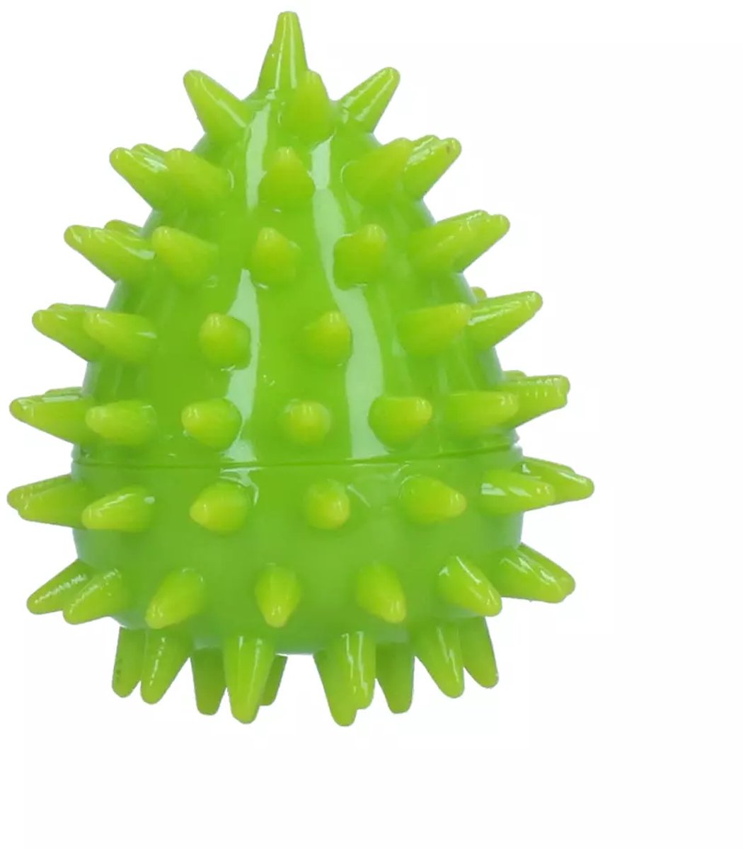 Dog Comets Cosmic Egg - S - Hondenspeelgoed - Drijvend Ei met Pieper - Onvoorspelbare Stuiter - Groen